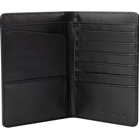 samsonite rfid bi fold wallet with credit card flap|samsonite passport wallet.